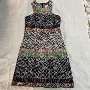 Plenty by Tracy Reece Navy & Pink Cocktail Dress. Sz 6